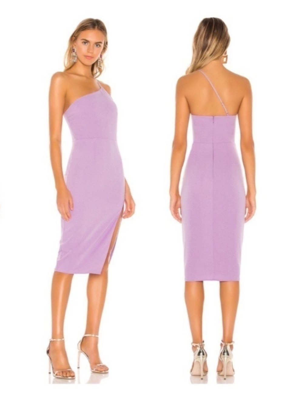Lovers and Friends Lazo Midi Dress in Lilac Purple Size S💜